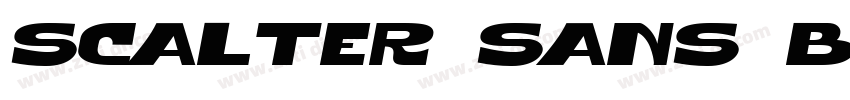 Scalter Sans Bold Sl字体转换 Scalter Sans Bold Sl字体转换